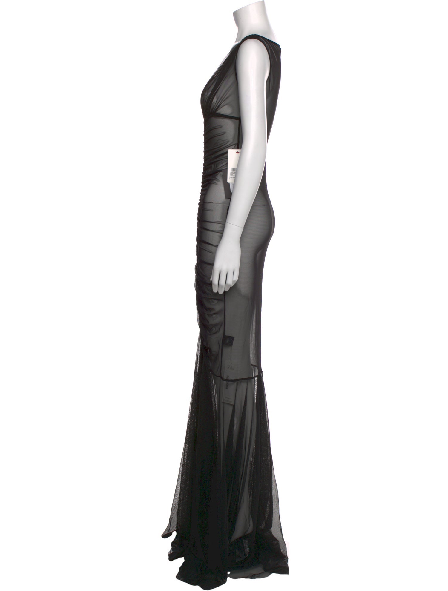Norma Kamali V-Neck Long Dress w/ Tags