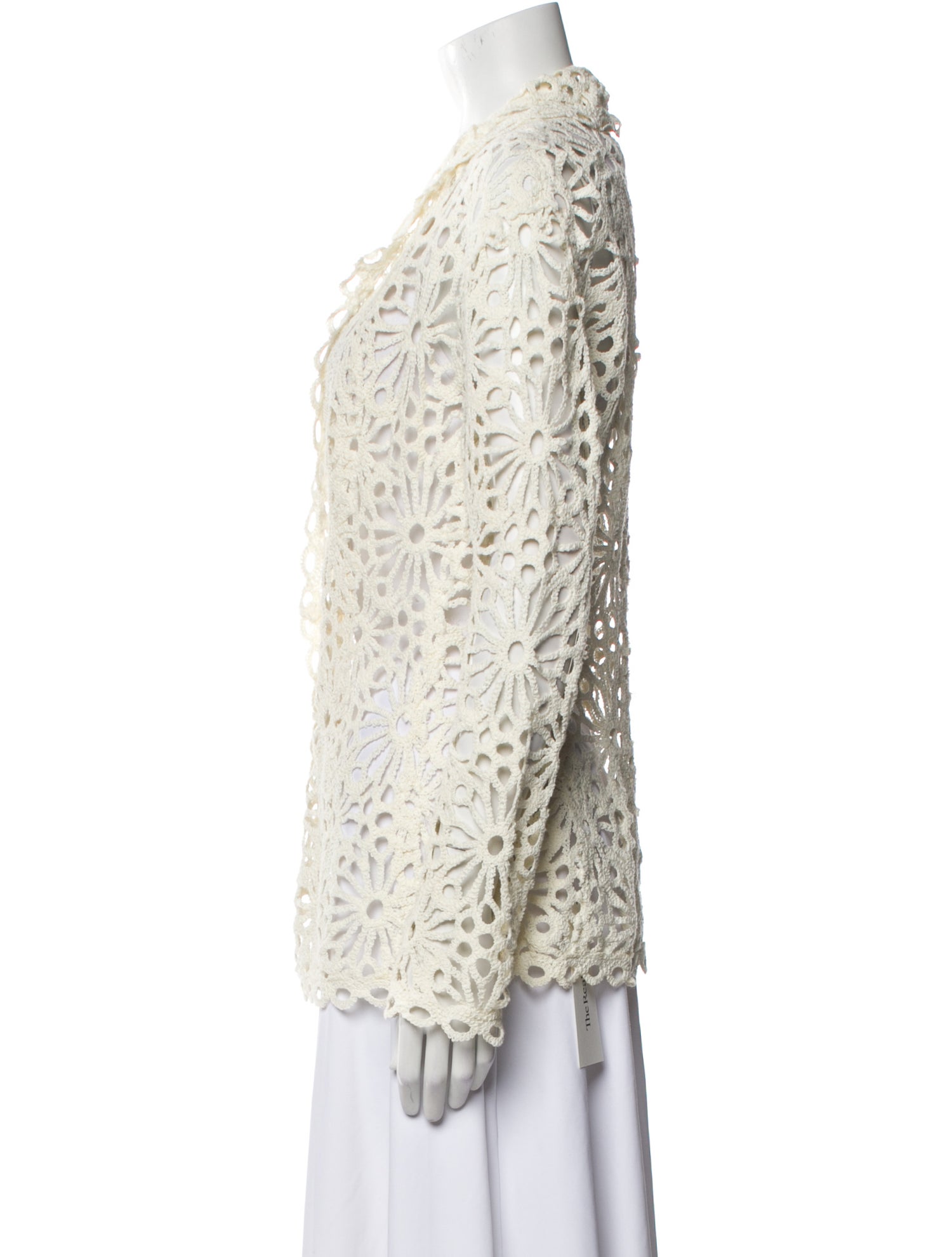 Norma Kamali Printed V-Neck Sweater