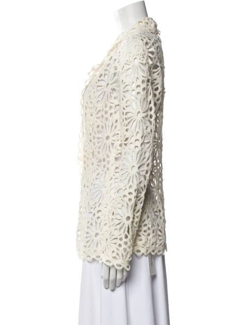 Norma Kamali Printed V-Neck Sweater