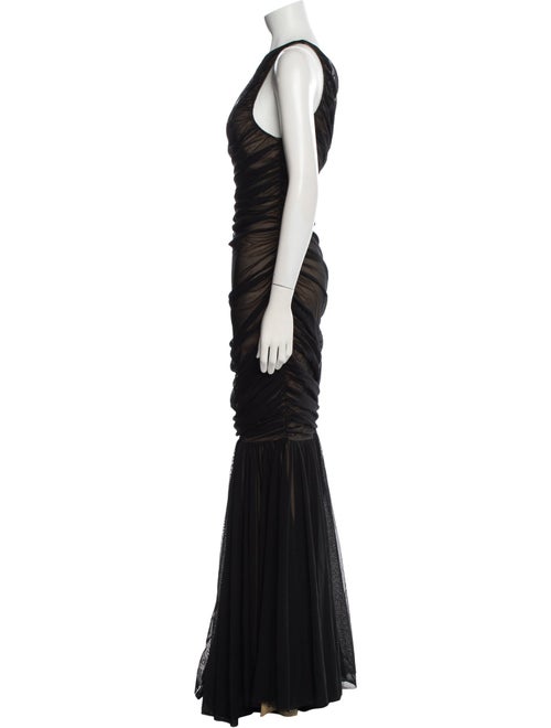 Norma Kamali One-Shoulder Long Dress