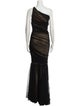 Norma Kamali One-Shoulder Long Dress