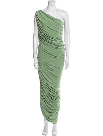 Norma Kamali One-Shoulder Long Dress