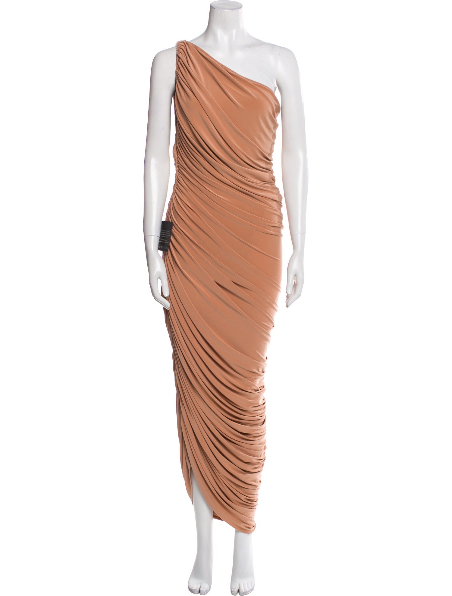 Norma Kamali One-Shoulder Long Dress w/ Tags