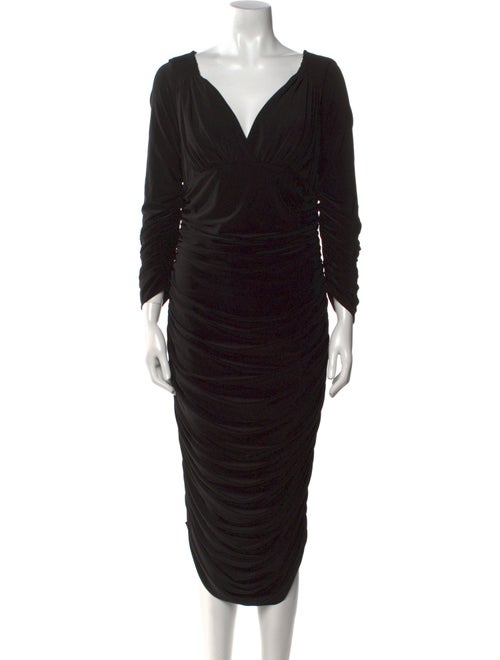 Norma Kamali Cowl Neck Long Dress