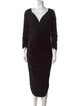 Norma Kamali Cowl Neck Long Dress