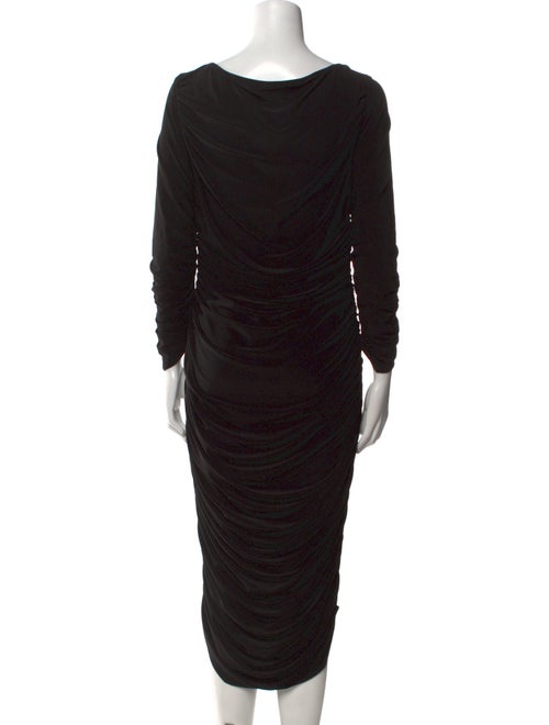 Norma Kamali Cowl Neck Long Dress