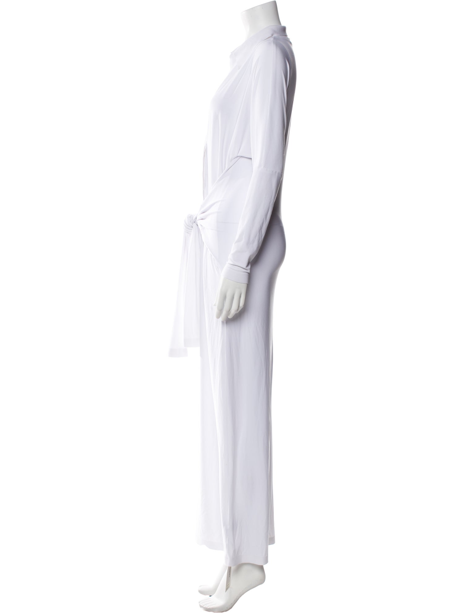 Norma Kamali V-Neck Long Dress