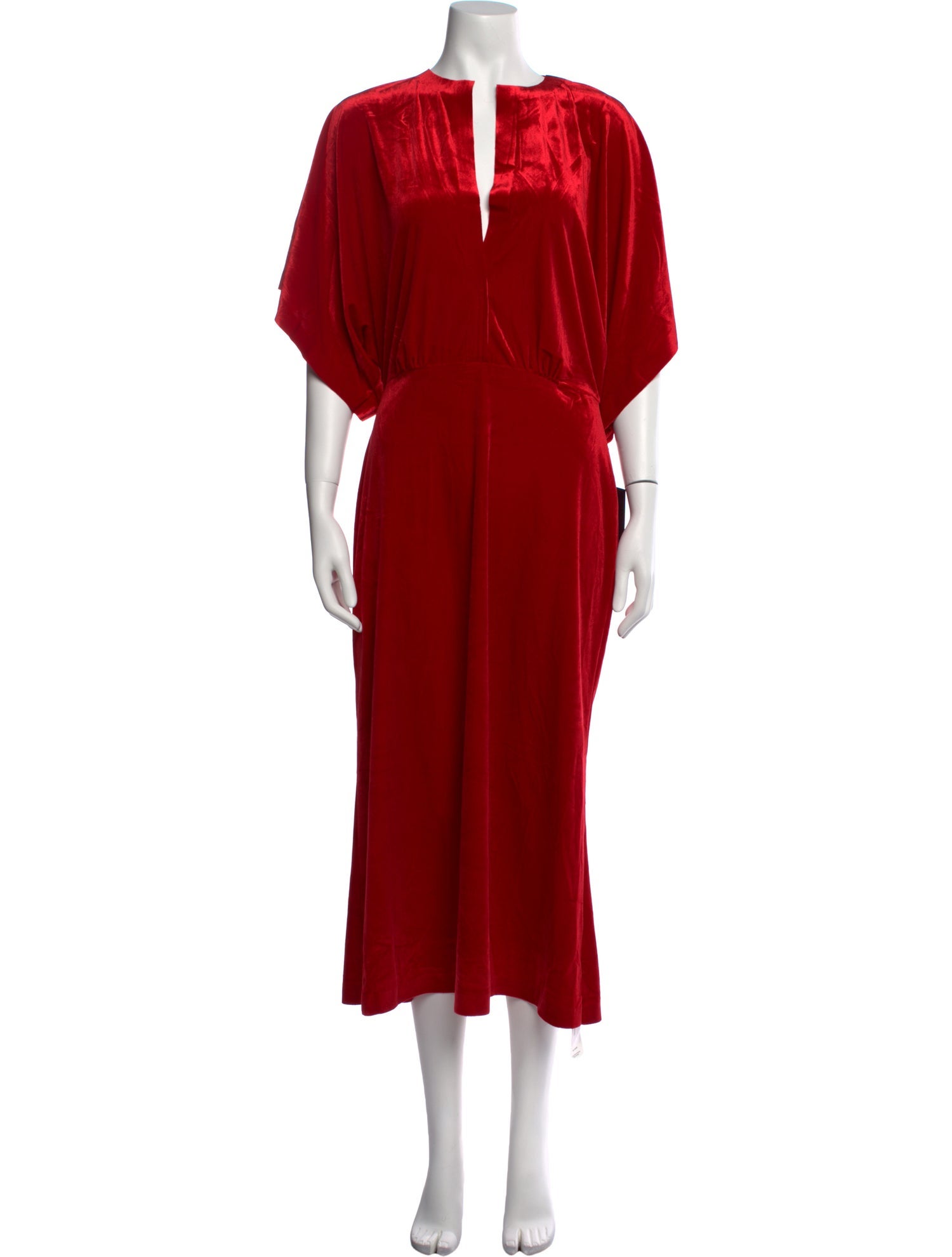 Norma Kamali V-Neck Long Dress w/ Tags