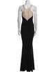 Norma Kamali Scoop Neck Long Dress