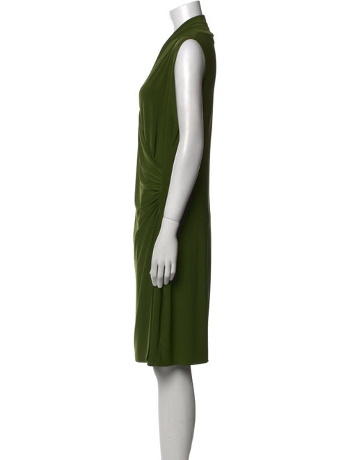 Norma Kamali V-Neck Mini Dress