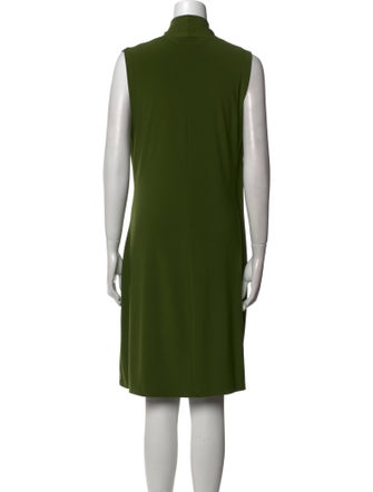 Norma Kamali V-Neck Mini Dress