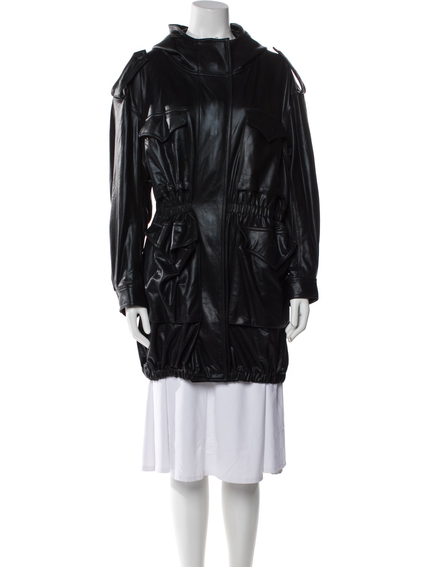 Norma Kamali Nylon Coat