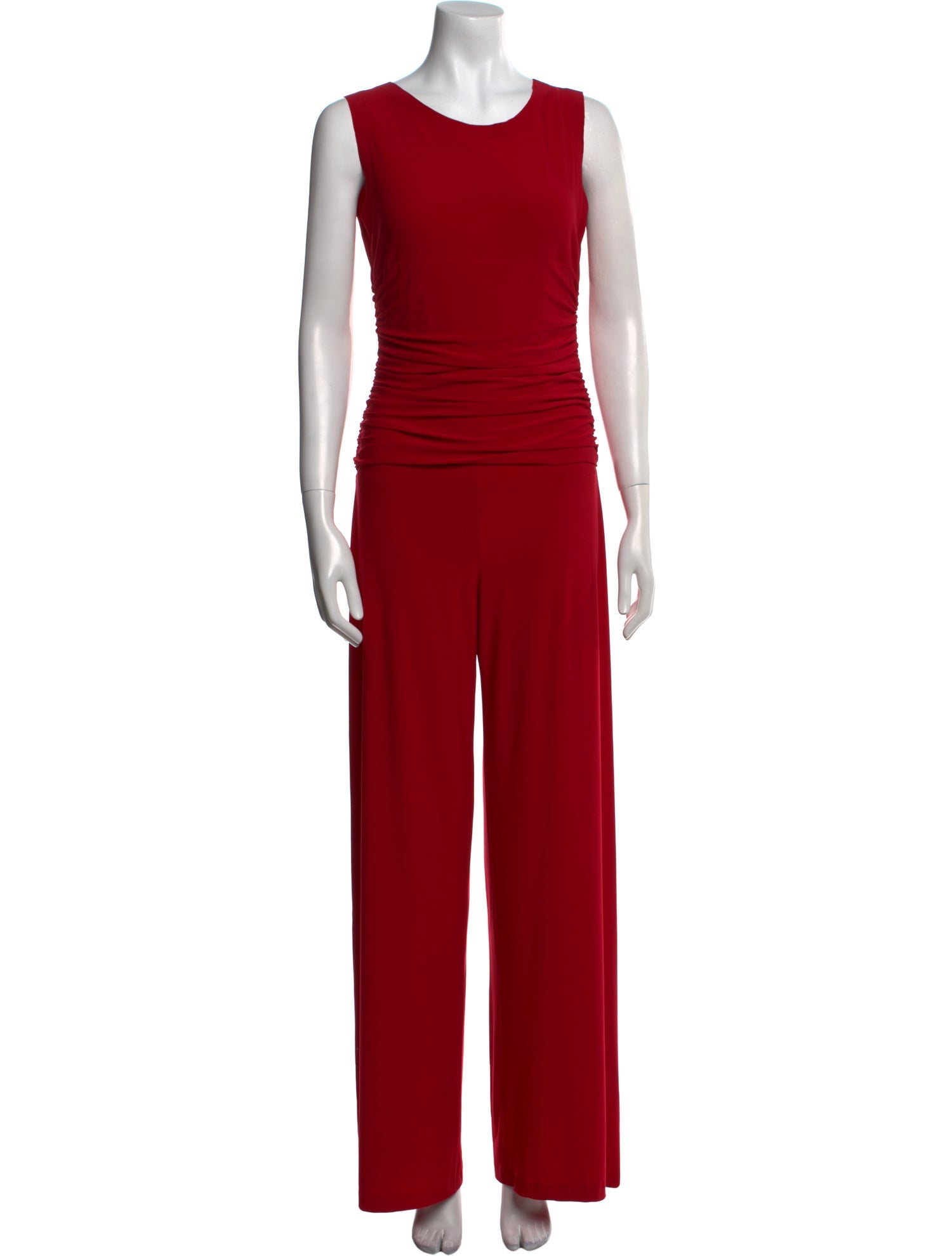 Norma Kamali Crew Neck Jumpsuit