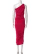 Norma Kamali One-Shoulder Midi Length Dress