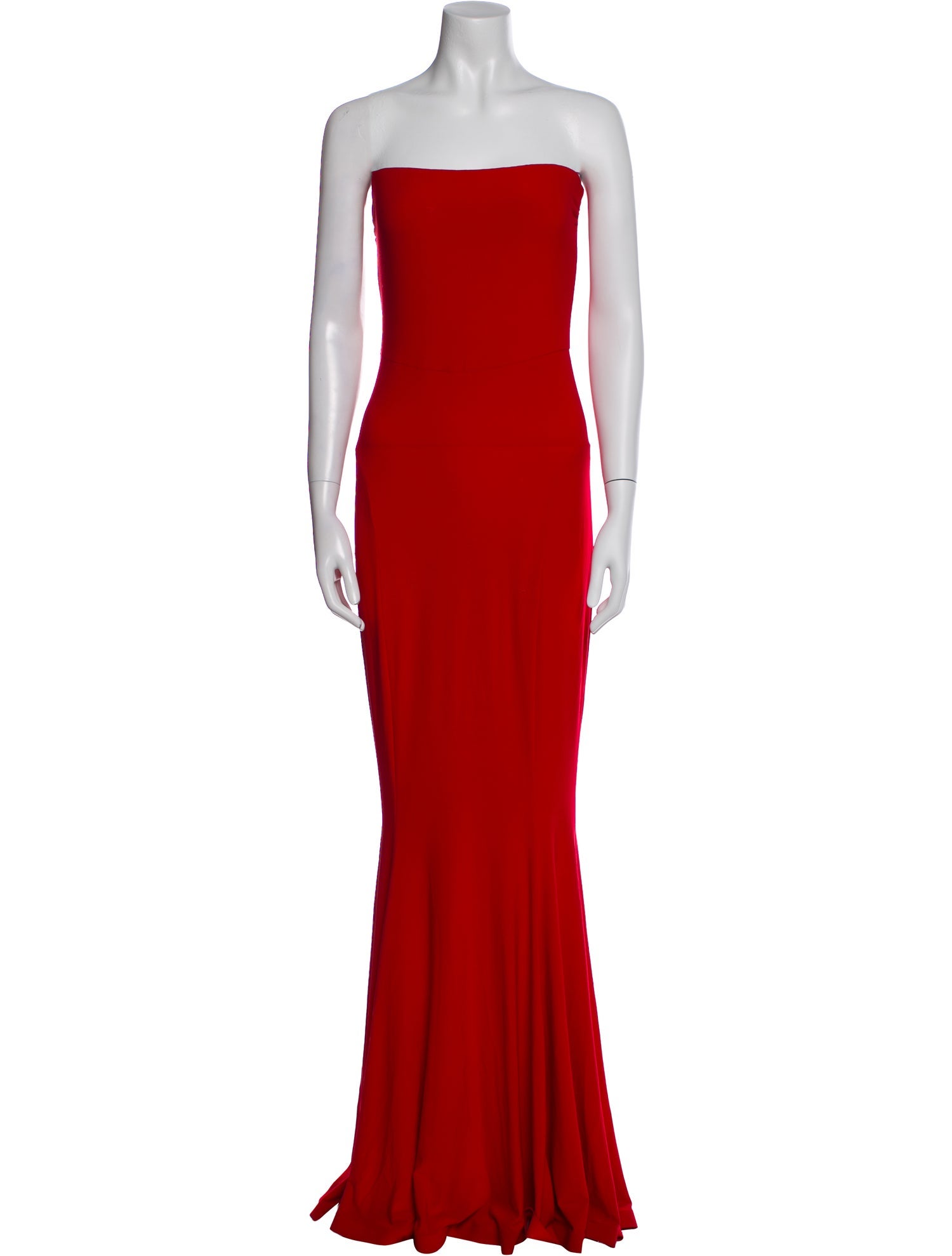 Norma Kamali Strapless Long Dress