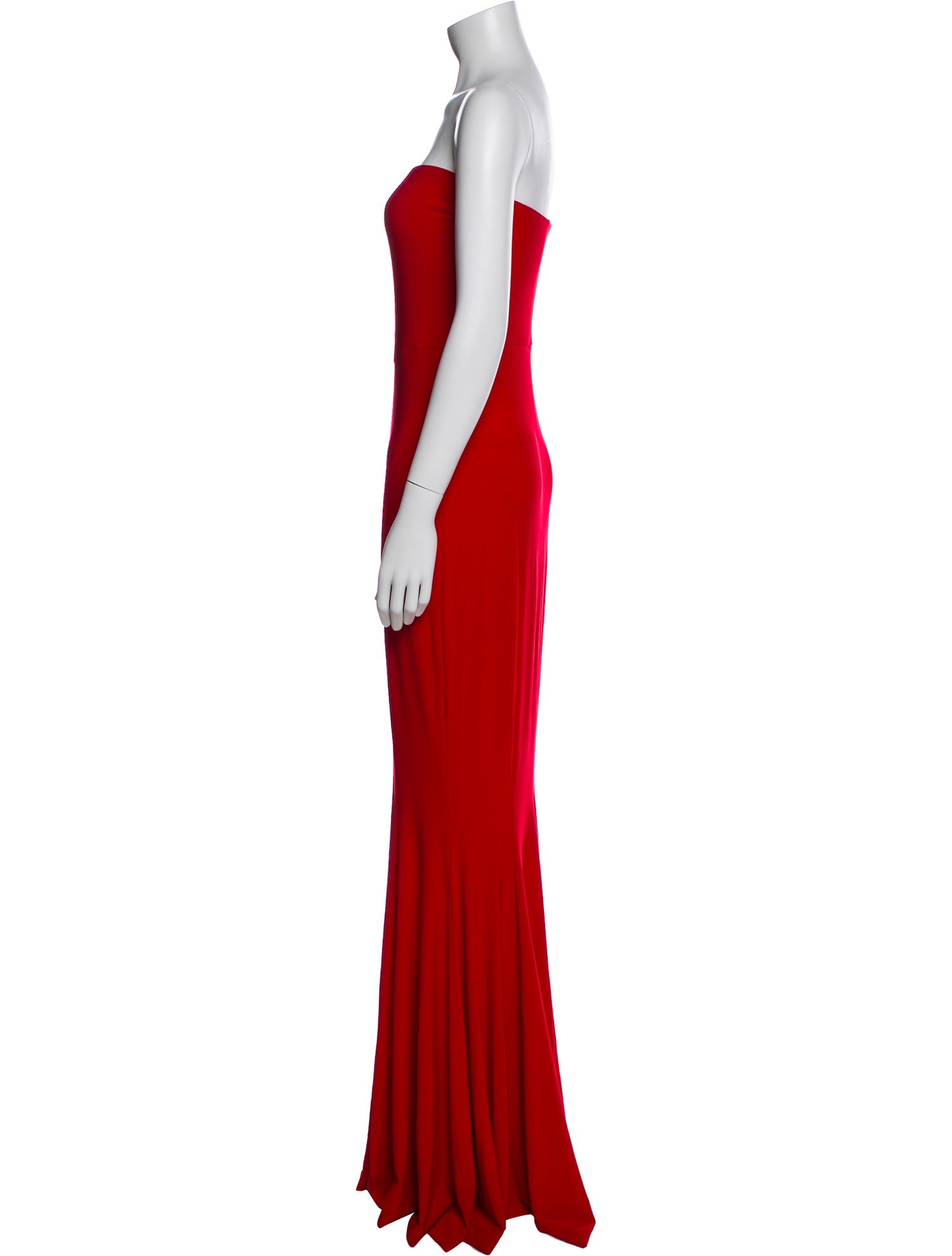 Norma Kamali Strapless Long Dress