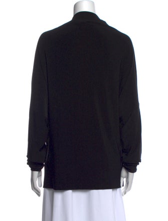 Norma Kamali Mock Neck Long Sleeve Sweatshirt
