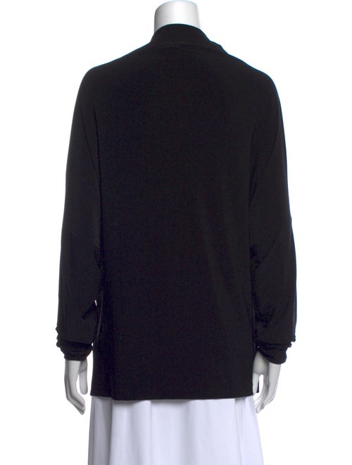 Norma Kamali Mock Neck Long Sleeve Sweatshirt
