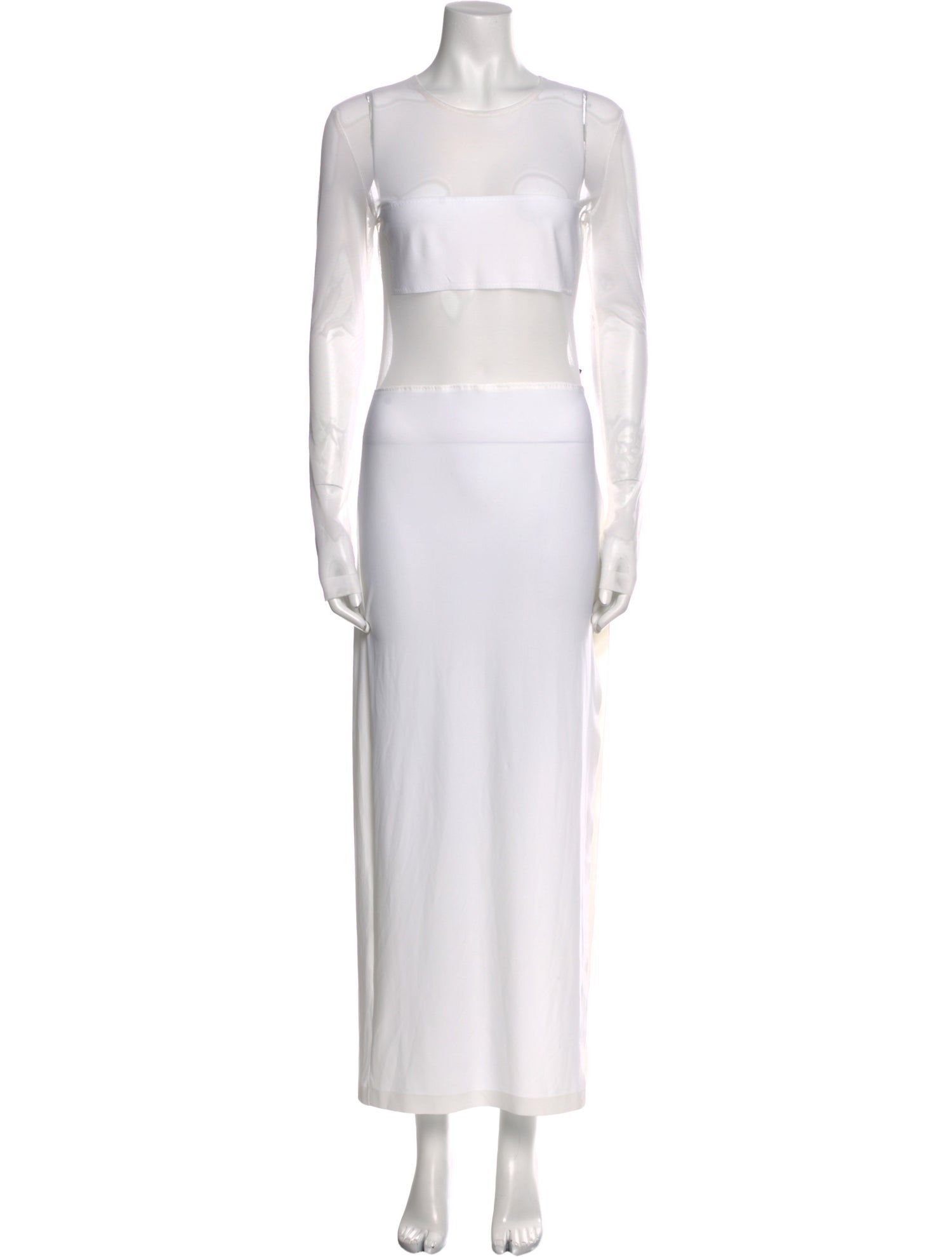 Norma Kamali Square Neckline Long Dress w/ Tags