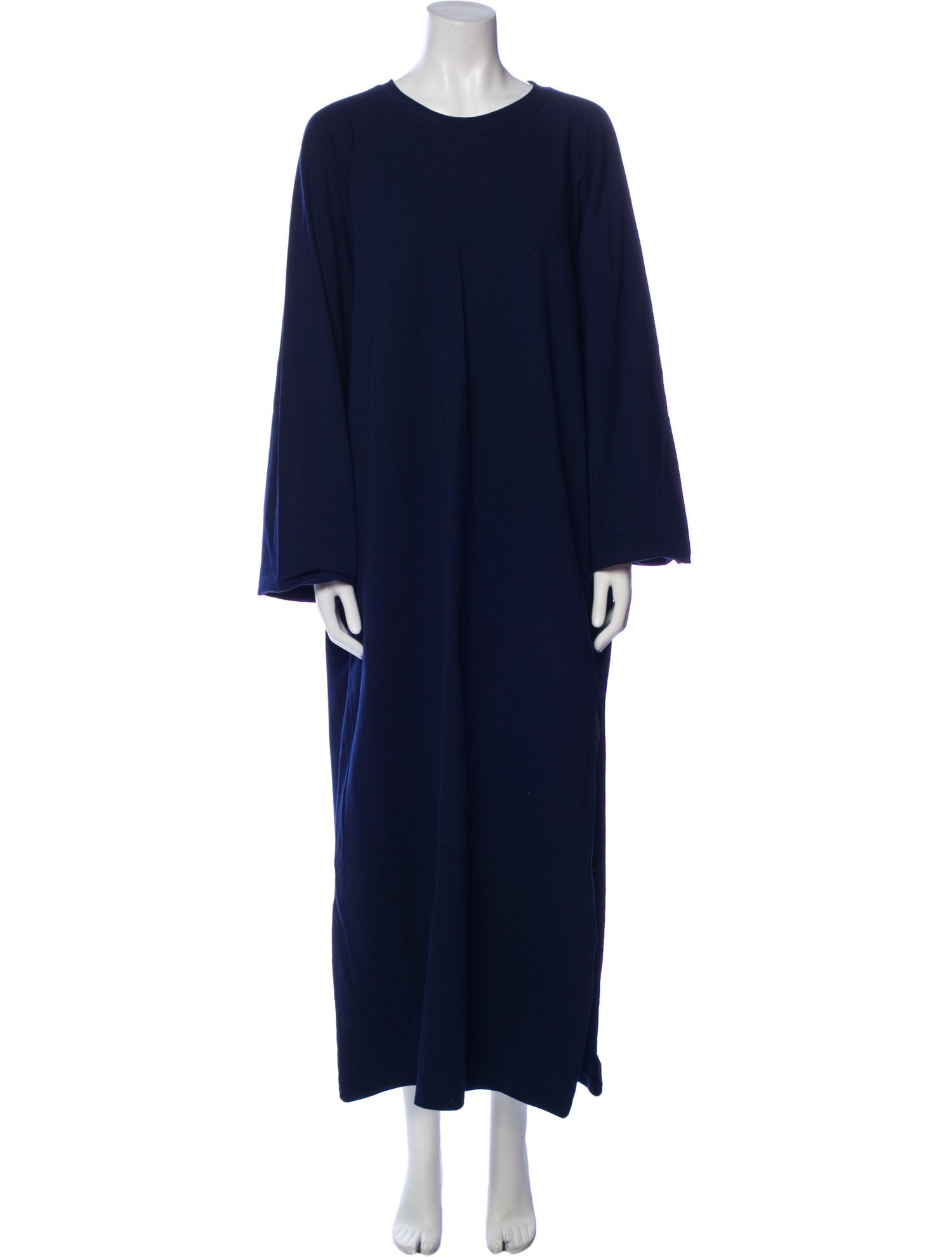 Norma Kamali Crew Neck Long Dress