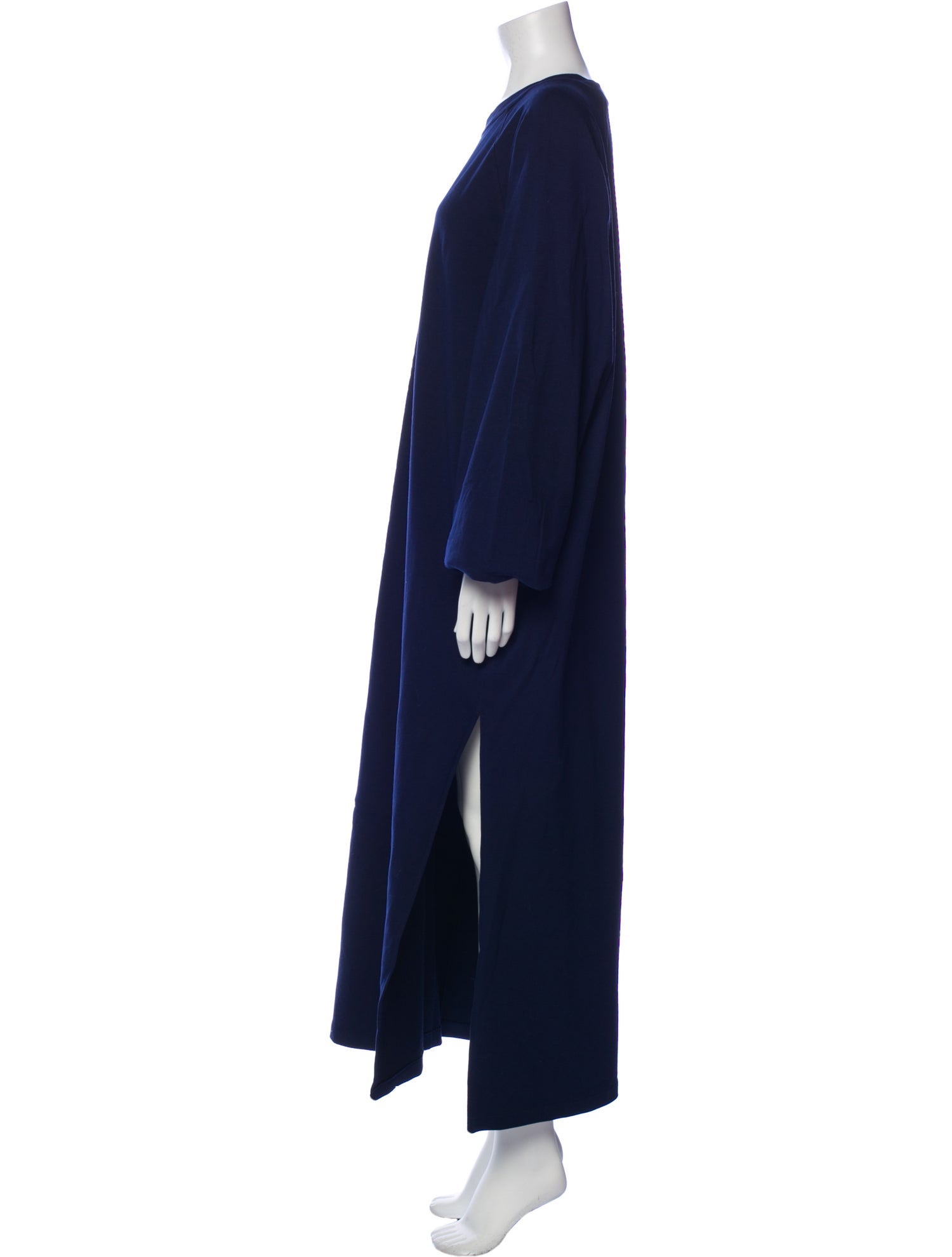 Norma Kamali Crew Neck Long Dress