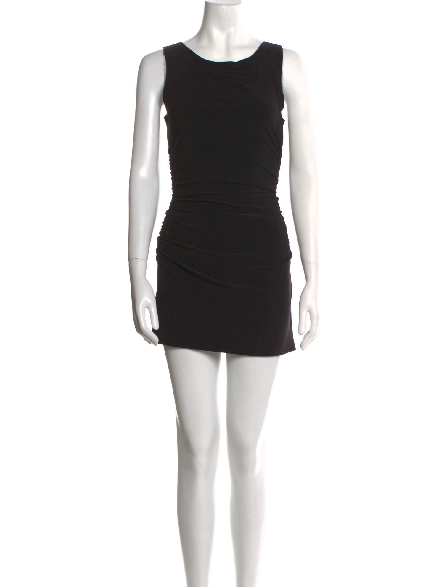 Norma Kamali Scoop Neck Mini Dress