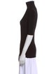 Norma Kamali Turtleneck Short Sleeve Top