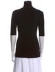 Norma Kamali Turtleneck Short Sleeve Top