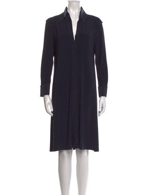 Norma Kamali V-Neck Midi Length Dress