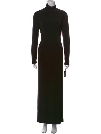 Norma Kamali Turtleneck Long Dress