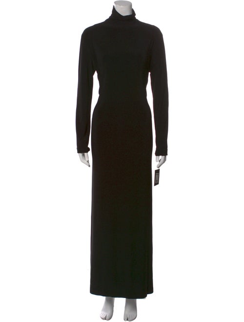 Norma Kamali Turtleneck Long Dress
