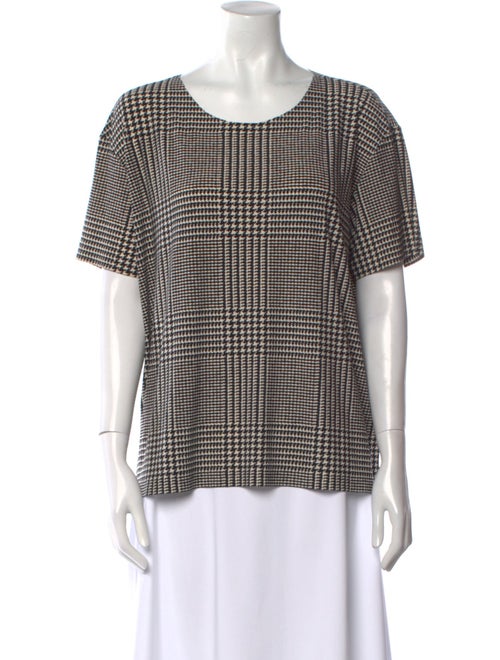 Norma Kamali Printed Scoop Neck T-Shirt