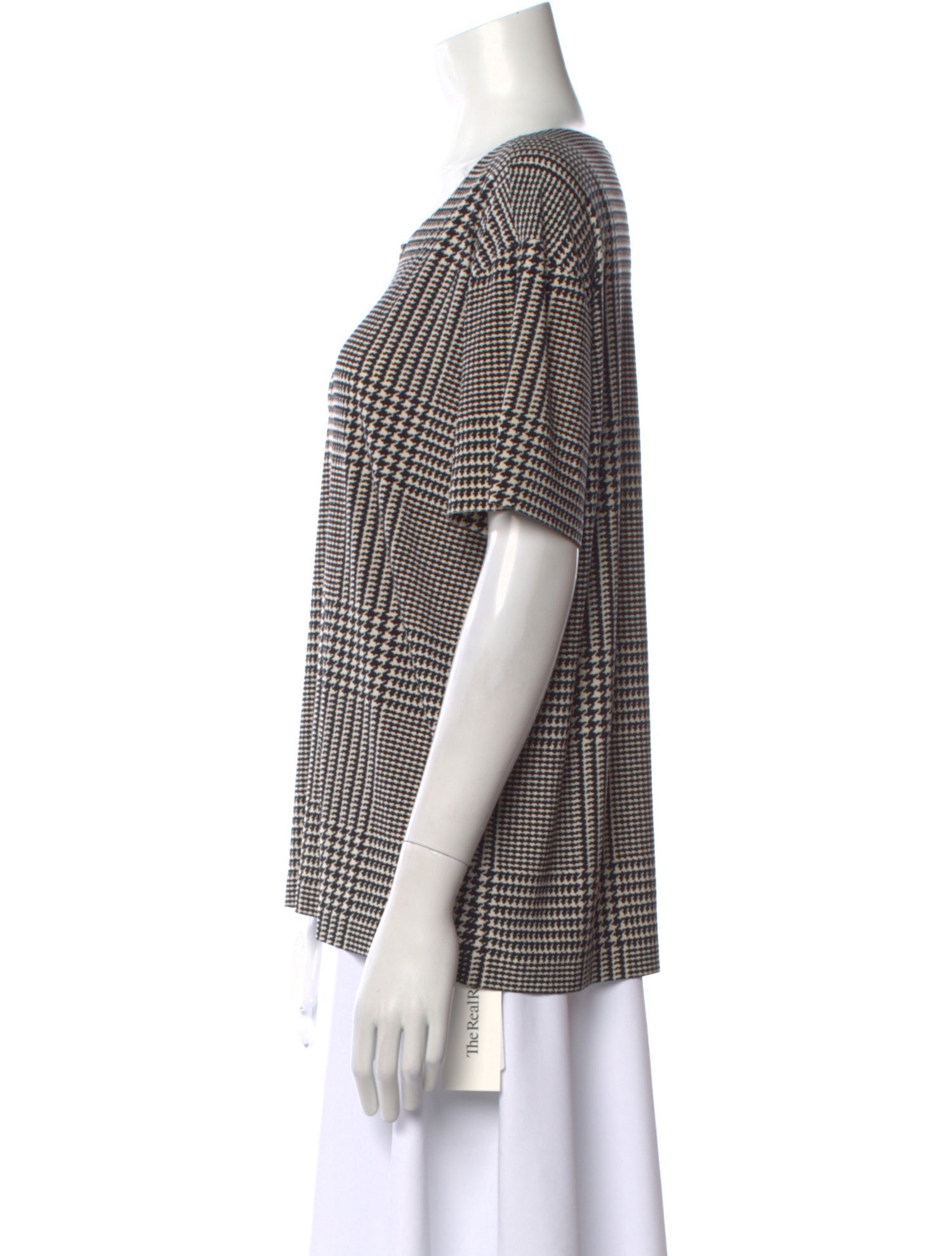 Norma Kamali Printed Scoop Neck T-Shirt