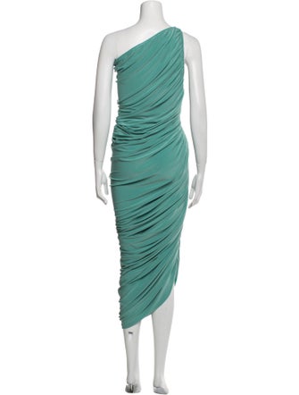 Norma Kamali One-Shoulder Long Dress