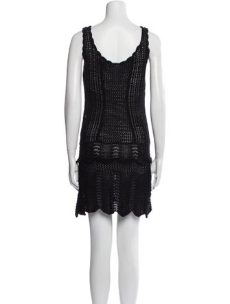 Norma Kamali Scoop Neck Mini Dress