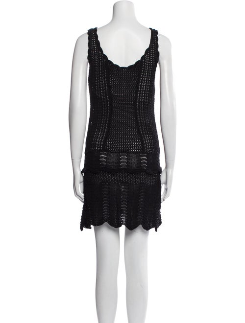 Norma Kamali Scoop Neck Mini Dress