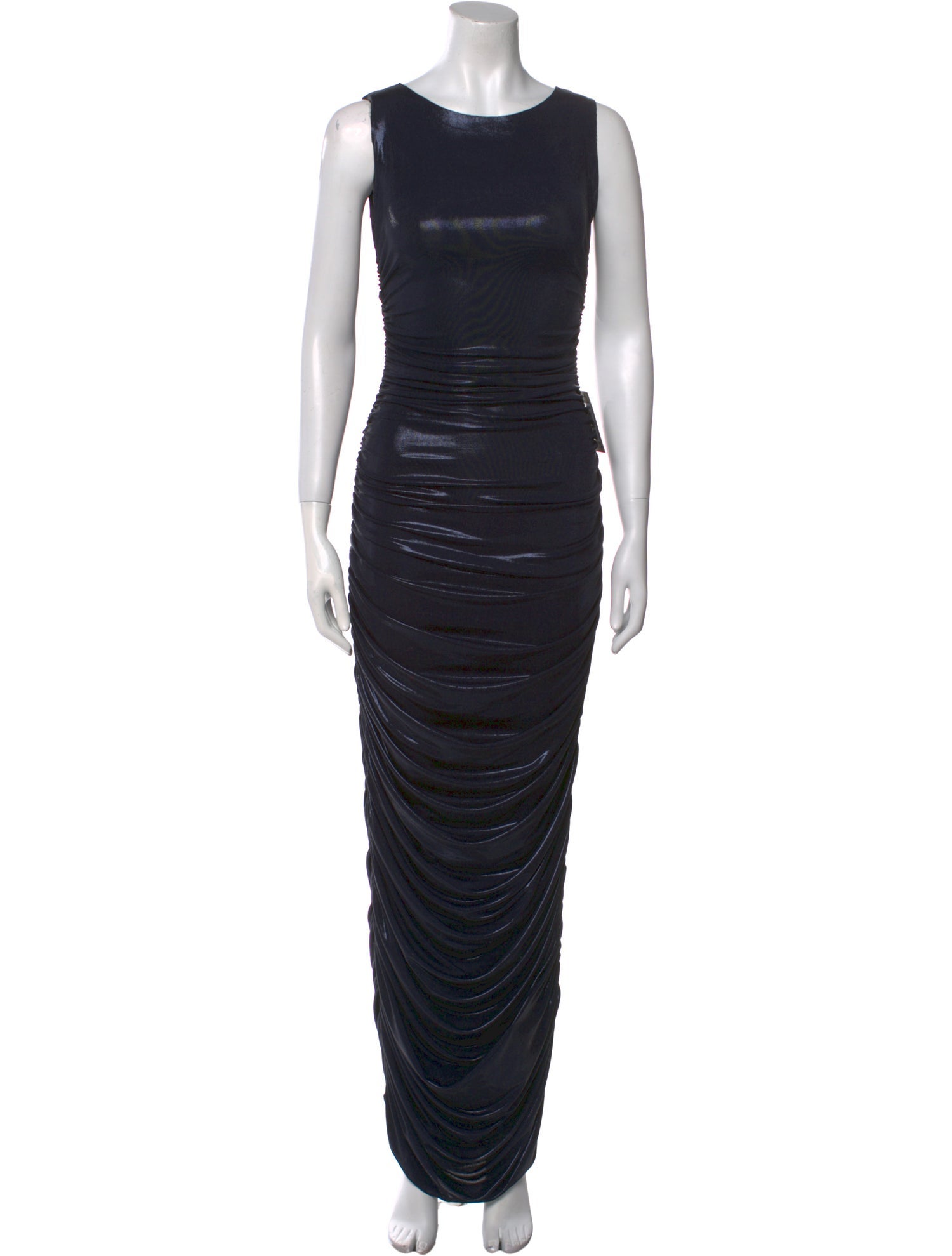 Norma Kamali Scoop Neck Long Dress