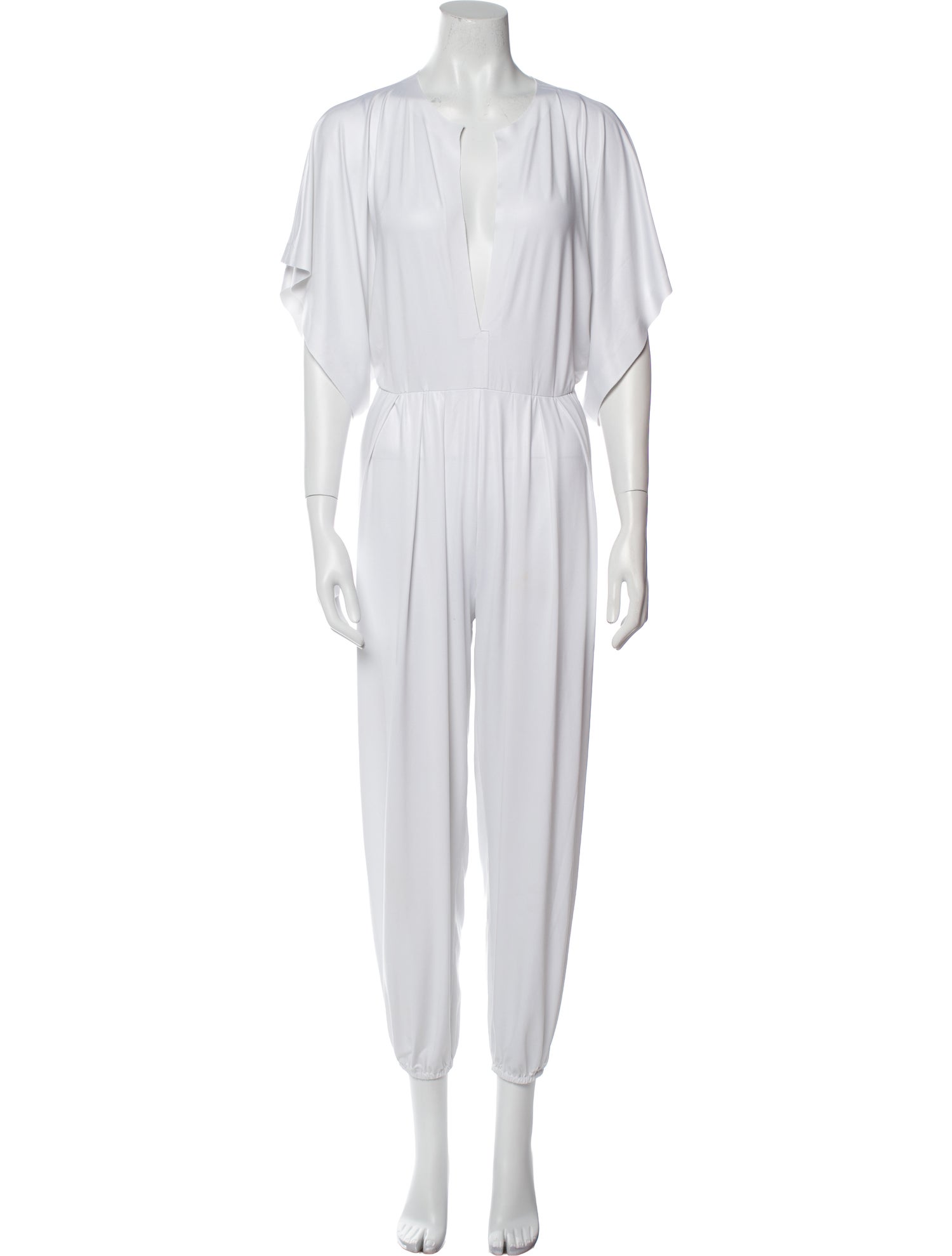 Norma Kamali V-Neck Jumpsuit