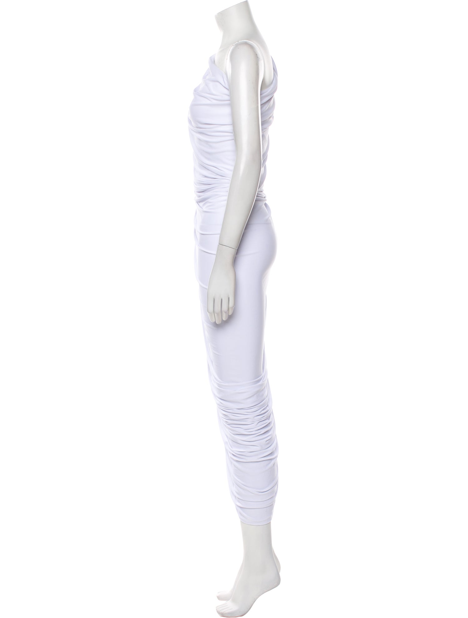 Norma Kamali One-Shoulder Midi Length Dress w/ Tags