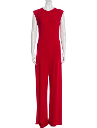 Norma Kamali Crew Neck Jumpsuit
