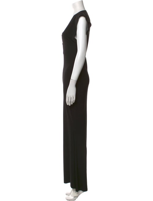 Norma Kamali V-Neck Long Dress