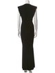 Norma Kamali V-Neck Long Dress
