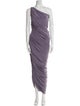 Norma Kamali One-Shoulder Long Dress