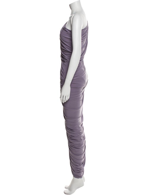 Norma Kamali One-Shoulder Long Dress