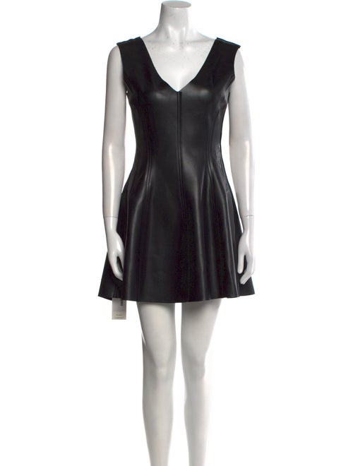 Norma Kamali V-Neck Mini Dress