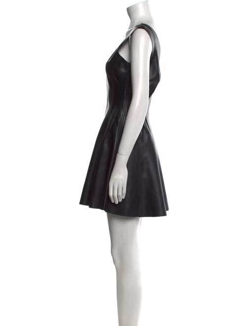 Norma Kamali V-Neck Mini Dress