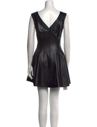 Norma Kamali V-Neck Mini Dress