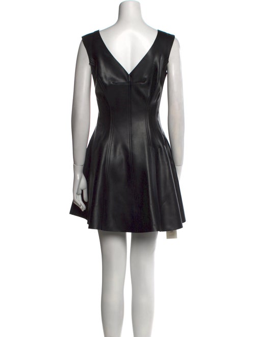 Norma Kamali V-Neck Mini Dress