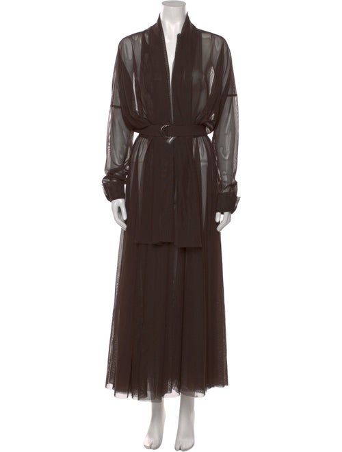 Norma Kamali V-Neck Long Dress