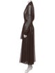 Norma Kamali V-Neck Long Dress